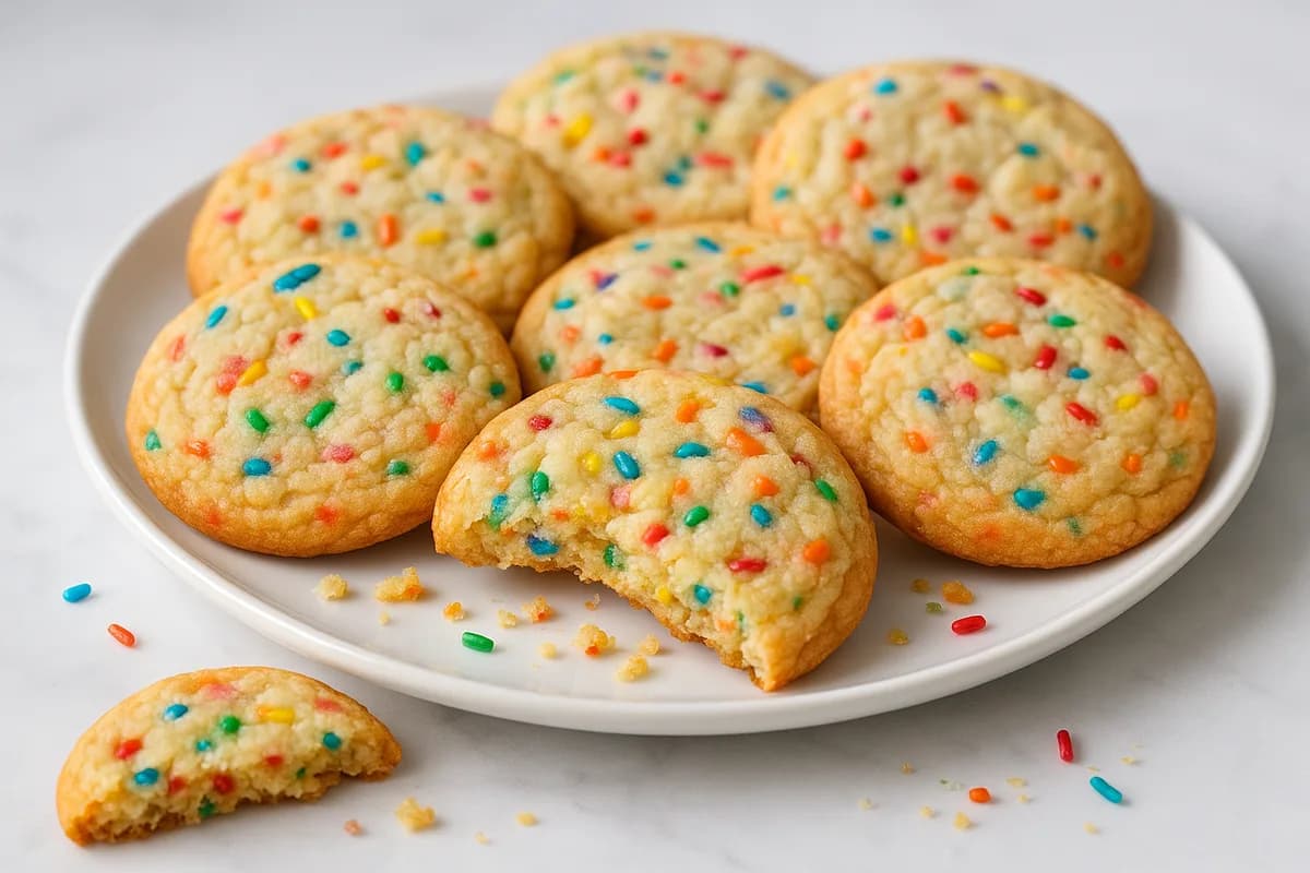 Funfetti Sprinkle Cookies